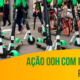 Patinetes divulgam marcas e transportam público do Brasil Game Show