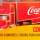 Coca-Cola decora caminhões e árvore para o Natal paulistano