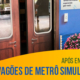 Após envelopamento, vagões de metrô simulam casas