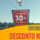 Drone anuncia desconto na pizza
