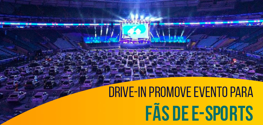 Drive-in promove evento para fãs de e-Sports