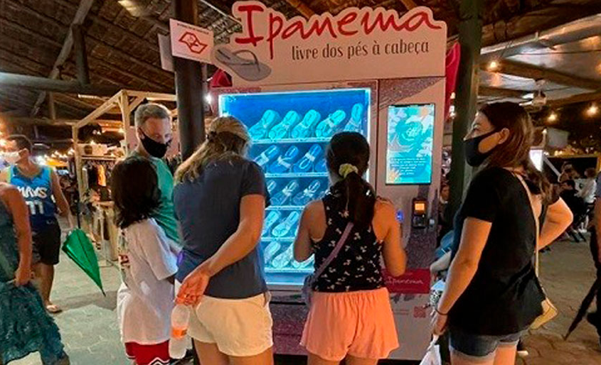 Vending machines promovem marca e produtos Ipanema