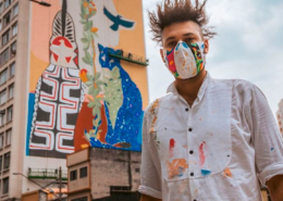 Pinturas em empenas combatem a poluição do ar