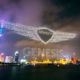 Espetáculo de drones celebra marca da Hyundai no céu da China