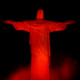Com iluminação laranja, Cristo Redentor celebra Dia do Gari
