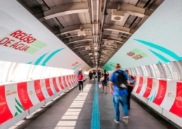 OOH vai além dos anúncios e entrega estação sustentável em SP