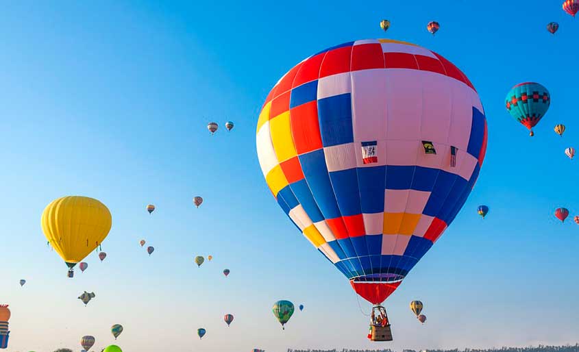 EXPERIÊNCIA INDOOR SIMULA VIAGEM DE BALÃO