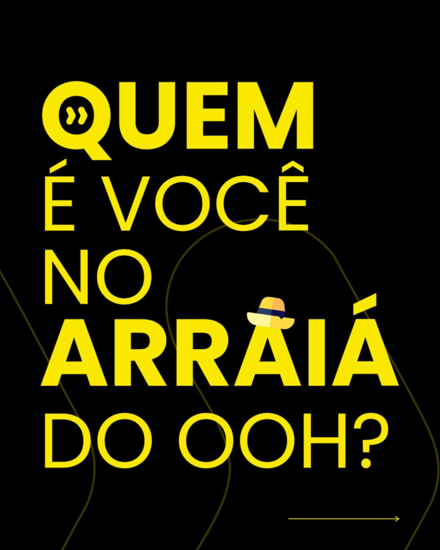 Por aqui, a gente segue em ritmo de arraial neste mês de julho! Hoje, combinamos os clássicos dessa festa típica aos formatos OOH icônicos nas metrópoles brasileiras. 

Conta pra gente: qual mais combina com você?
 
#Acessooh #OOHDeVerdade #AHomeDoOutOfHome #Arraiá