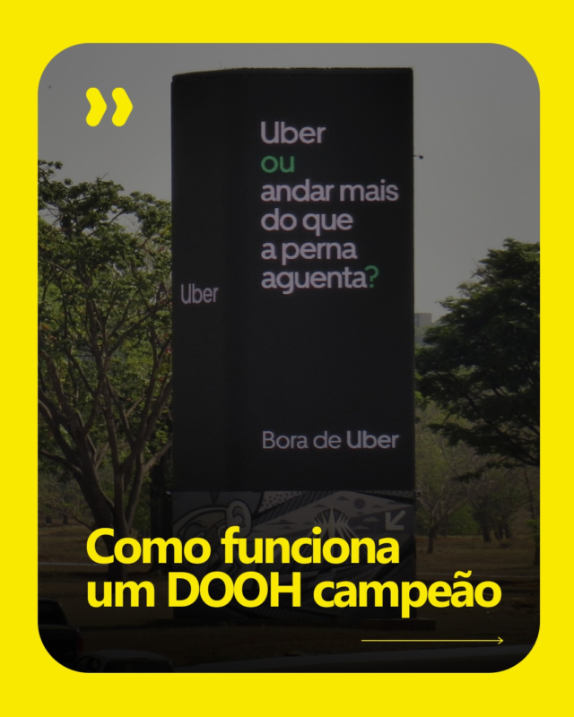 Interativos e chamativos, os anúncios veiculados em telas digital out of home (#DOOH) potencializam a comunicação de qualquer empresa. Deslize para conhecer as principais etapas de um DOOH campeão, que chega ao público-alvo na hora e no lugar certo.
 
Conte com nossa equipe para levar sua marca bem acompanhada para as ruas!
 
 #Acessooh #OOHDeVerdade #AHomeDoOutOfHome