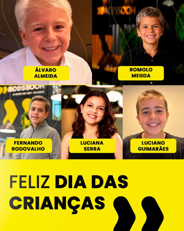 Dizem que a inteligência artificial prevê o futuro. A gente resolveu testar se ela consegue decifrar o passado. 🤖👶

Antes de analisar dados, dominar a mídia OOH e celebrar indicação ao Caboré, o nosso time já tinha grandes ideias (e pouca altura).

Pedimos para a IA recriar os colaboradores da Acessooh na infância. O resultado é um carrossel cheio de nostalgia, fofura e a prova científica de que o olhar atento e a inquietação vêm desde o berço. 

Deslize para o lado para conferir as versões mini!

Afinal, por trás de dados, telas e grandes campanhas, existe uma equipe que nunca deixou de olhar para o mundo com curiosidade e perguntar: "e se a gente fizesse diferente?"

E aí, quem mudou mais de lá pra cá e quem continua com a mesma cara? Deixe nos comentários! 👇

#Acessooh #DiaDasCriancas #TimeAcessooh #InteligenciaArtificial #Caboré2026